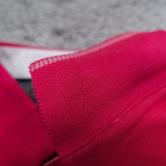 Ted Baker Tortila Slim Fit Tipped Pocket Cotton Modal Polo Deep Pink Large 4 - Picture 7 of 11